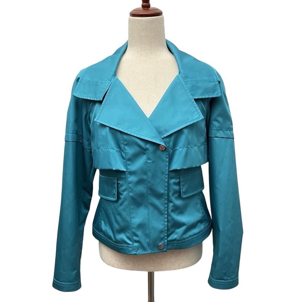 CARLISLE Turquoise “Windy” 
Lightweight Jacket Women’s Size 2 NWT Windbreaker